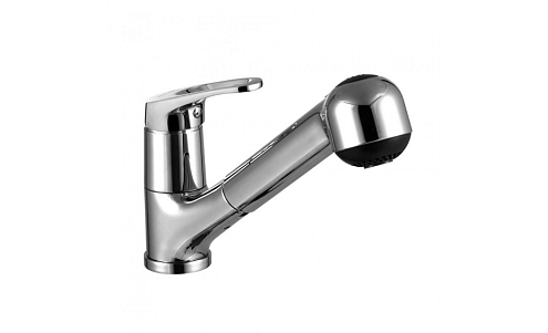 Смеситель Lemark "Омега" LM3150C для кухни с вытяжным изливом хром: фотография 1