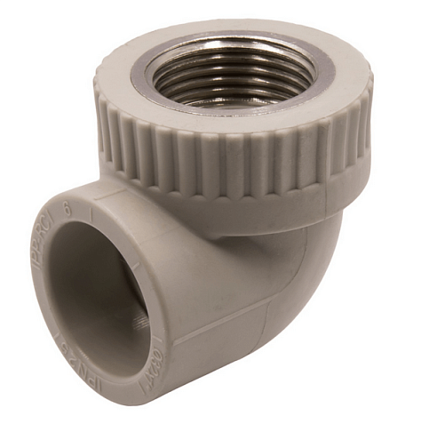 Уголок комбинированный внутренняя резьба  32х1'' EVER plast   : фотография 1