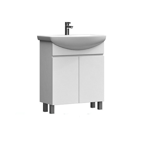 Тумба Wing 700-2-0 белая под умывальник Балтика 70: фотография 1