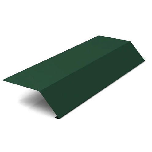 Планка карнизная 60х100мм зеленый мох (6005) L=2,0м: фотография 1