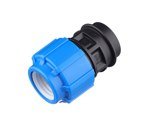 Муфта ПЭ 32х1" внутренняя резьба  обжимная ТПК-Аква: фотография 1