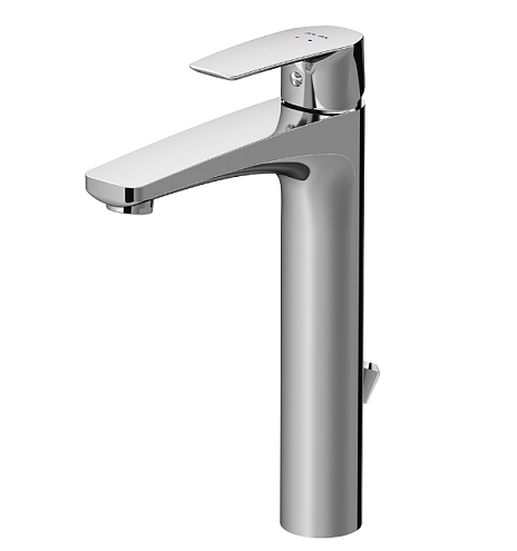 F90A92200 Gem, смеситель для умывальника излив 155 мм с д/к , хром, шт: фотография 1