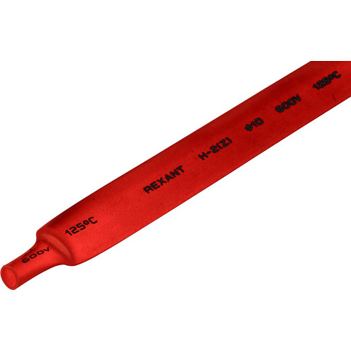 Трубка термоусадочная 30.0/15.0 1м красная Rexant 23-0004: фотография 1