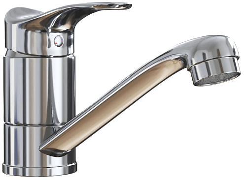 Смеситель для кухни 40k MIXLINE ML03-031 короткий излив (без подводки): фотография 1