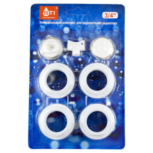 Комплект переходников 1"х3/4" в блистере STI: фотография 1