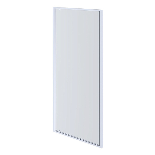 AQ ARI PI 09020CH Душевая дверь, распашная 90x200 профиль хром, стекло прозрачное: фотография 1