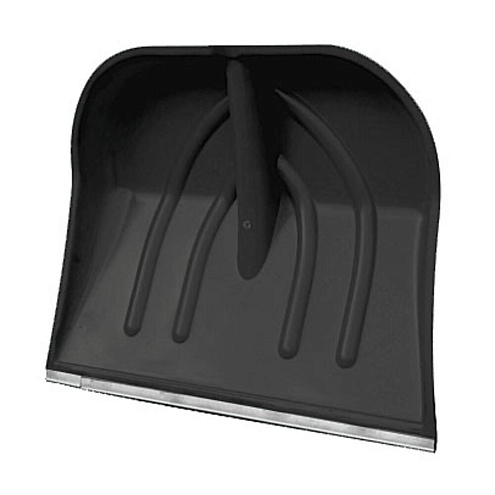 Ковш лопаты 500х382мм пластиковый с оцинкованной планкой: фотография 1