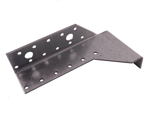 Опора балки левая оцинкованная 140х76х25х2мм: фотография 1