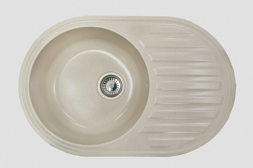 Мойка GRANICOM NOVELL Каролина 7502 740х485 мм терракотовый без сифона: фотография 1