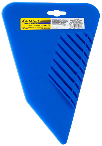 Шпатель прижимной для обоев пластмассовый 280мм, STAYER: фотография 1