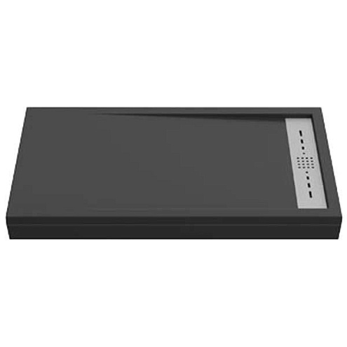 Поддон литьевой Stella Чёрный 1400x900: фотография 1