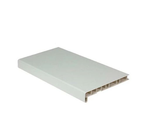 Подоконник ПВХ "МП" белый 1500х600мм: фотография 1