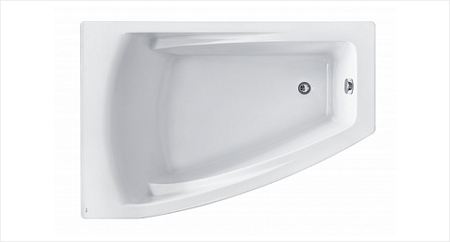 Акриловая ванна 1500х1000 Roca Hall Angular ZRU9302864 левая: фотография 1