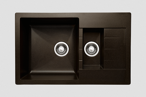 Мойка GRANICOM G-012 790х495 мм 2 чаши CUBA сахара: фотография 1