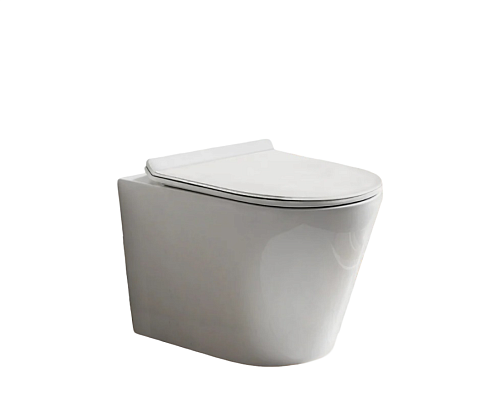 Унитаз подвесной Ceruttispa AMICI Aria Tornado CT11388 безободковый 490х335х340: фотография 1