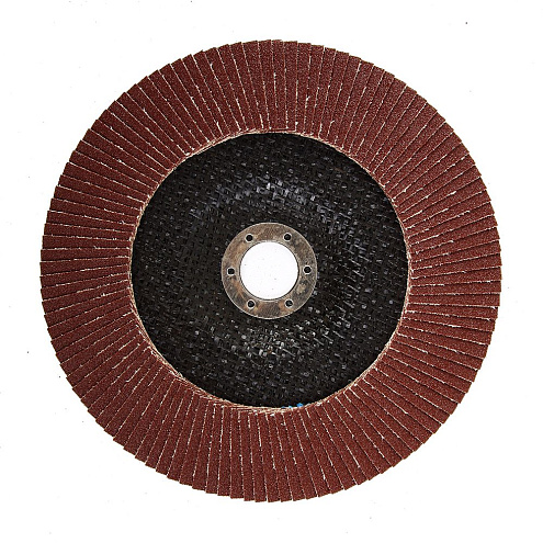 Круг лепестковый торцевой "БАЗ", 125х22мм, P40: фотография 1