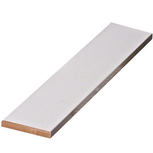 Наличник ОЛОВИ МДФ 2200x58x8 мм Белый гладкий ламинированный: фотография 1