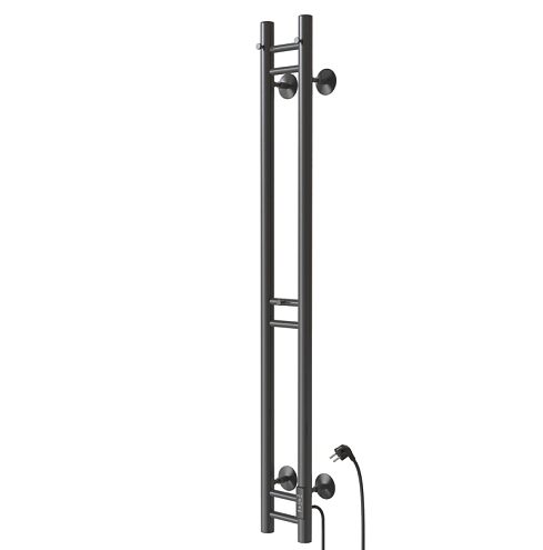 Полотенцесушитель Mixline Moon Graphite 120/10 таймер, 284 Вт электрический, графит: фотография 1