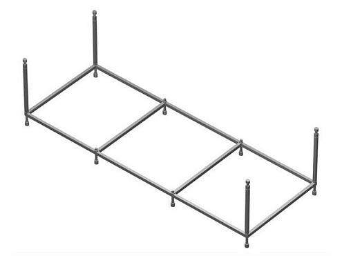 Каркас для ванны 180 AM.PM Spirit W72A-180-080W-R2: фотография 1