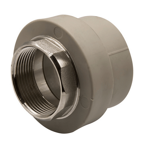 Муфта комбинированная внутренняя резьба 50х1 1/2" под ключ EVER plast : фотография 1