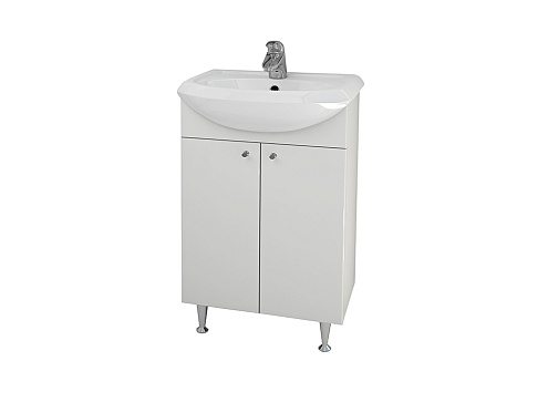 Тумба Рондо 50 арт.02 Пленка с раковиной Уют  : фотография 1