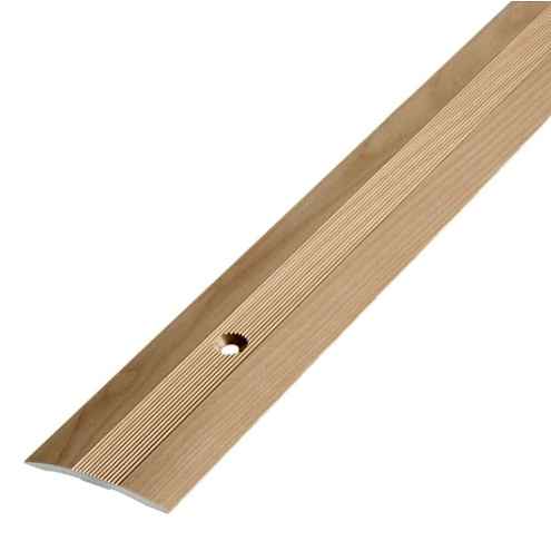 Порог стык  универсальный 28мм 0,9м ясень: фотография 1