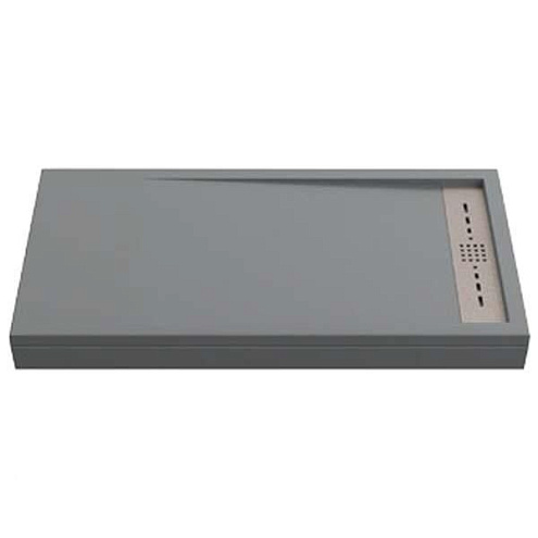 Поддон литьевой Stella Графит 1200x800: фотография 1