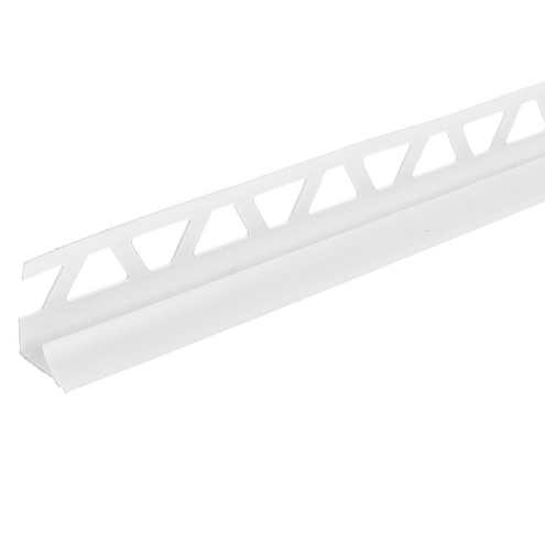 Угол внутренний для керамической плитки 9-10мм, белый, 2,5м : фотография 1