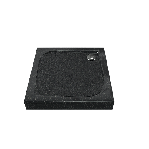 Поддон литьевой Квадро 100 Антрацит : фотография 1