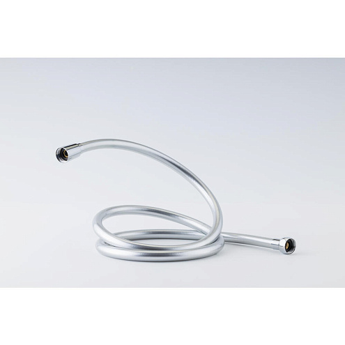 Шланг для душа Sanday силиконовый с подшипником против скручивания, длина 150см, цвет хром: фотография 1