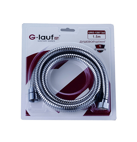 Шланг душевой 150см имп/кон Glauf URG-1207 : фотография 1