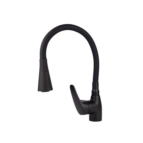 Смеситель для кухни Sanday  SD386765-07 черный: фотография 1