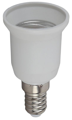 Переходник E14-E27 бел. ЭРА Б0027975: фотография 1