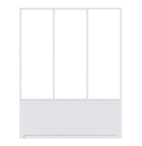 Шторка Лима 3 створки стекло: фотография 1