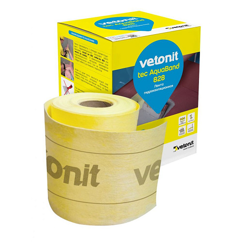 Лента гидроизоляционная Vetonit Tec AquaBand 828  10м: фотография 1