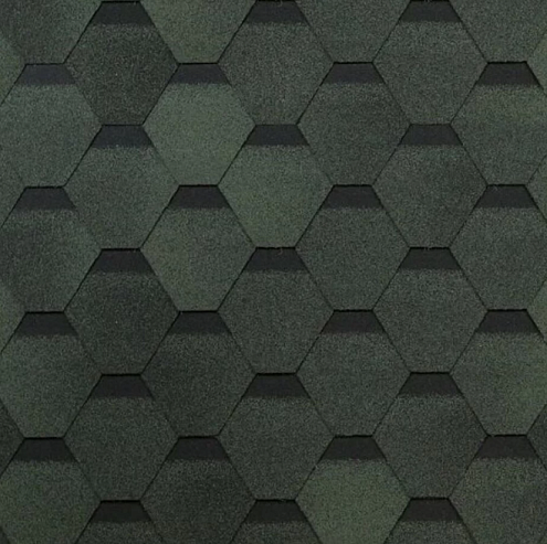 Гибкая черепица, Технониколь Оптима, Соната Зеленый 3м²: фотография 1