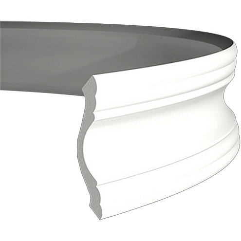 Карниз 1.50.102flex размеры 69х76х2000 мм: фотография 1