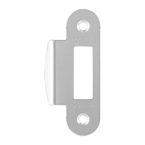 Ответная планка НОРА-М 504.18 хром 80мм с заходом: фотография 1