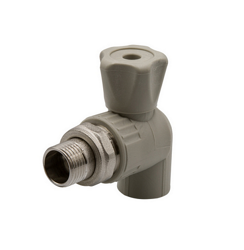 Кран американка шаровый 20х1/2'' угловой EVER plast   : фотография 1