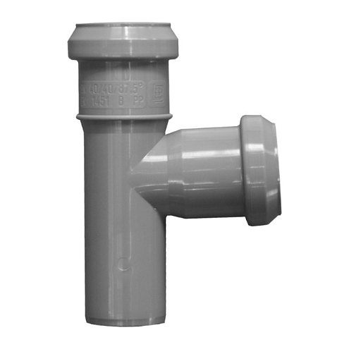 Тройник 40х40х87° Синикон Стандарт : фотография 1