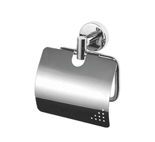 Держатель для бумаги хром с крышкой 1703/L: фотография 1