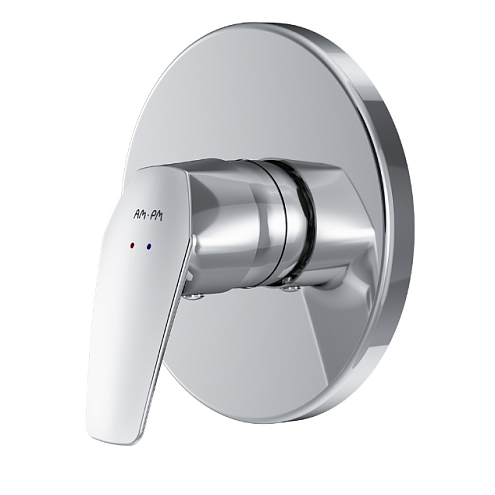 F9075000 Gem, cмеситель д/душа монтируемый в стену, хром, шт.: фотография 1