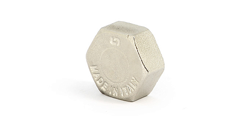 Заглушка никелированная 1/2" Uni-Fitt: фотография 1