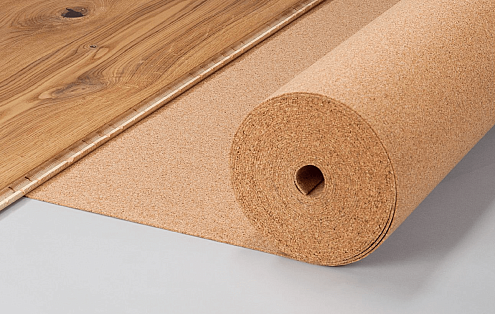 Подложка пробковая толщина 2мм, рулон 10м, ширина 1м: фотография 1