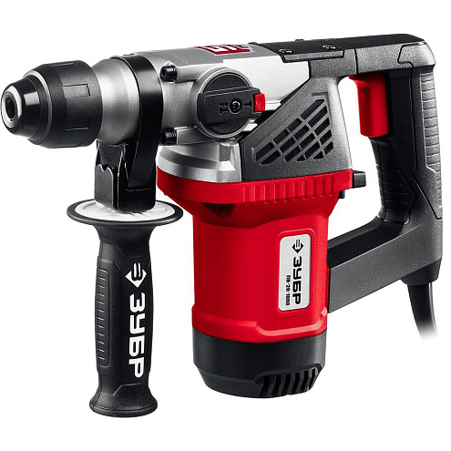 Перфоратор, 1000Вт, 4Дж, вертикальный, 3 режима, SDS+, кейс, ЗУБР: фотография 1