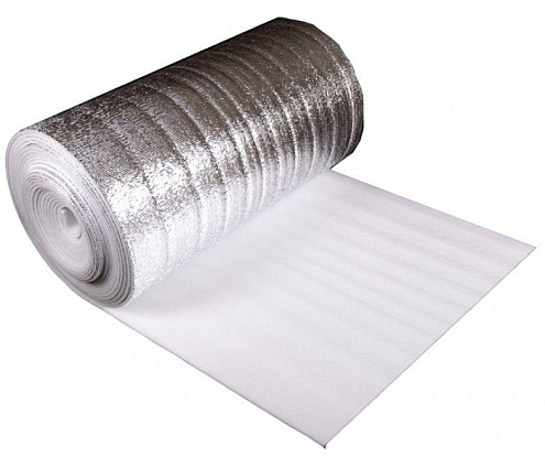 Изолайн НПЭ 05мм, металлизированный  1,2х25м на 30м²: фотография 1