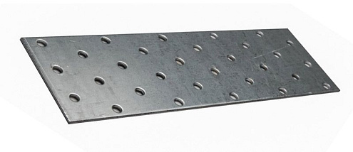 Пластина соединительная 40х120х2мм: фотография 1