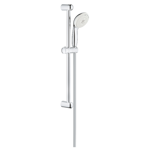 Душевой гарнитур GROHE 27928002 New Tempesta Cosmopolitan 100 с полочкой, душевая штанга 600 мм, хром : фотография 1