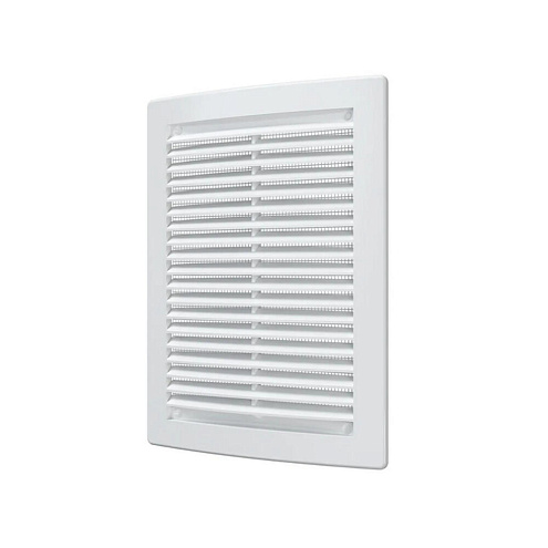Вентиляционная решетка 1520РЦ сетка, наклонные жалюзи ERA: фотография 1