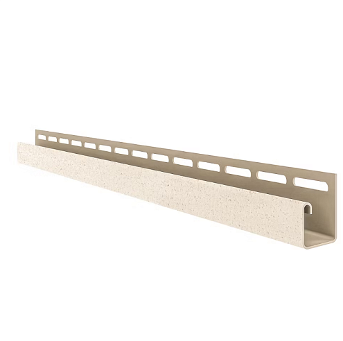 J профиль Технониколь Формлайт, Кирпич, бежевый 3м: фотография 1